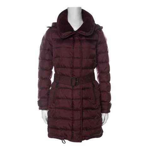 burberry brit winterleigh shearling-collar puffer coat|Burberry Winterleigh Puffer Coat Women .